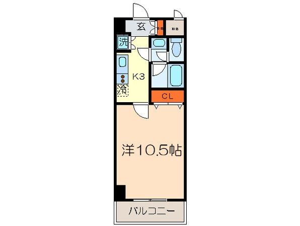 ウイングパ－クの物件間取画像